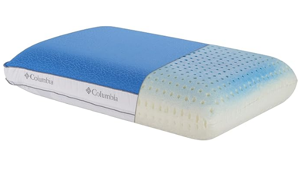 Columbia Cooling Gel Pillow with Omni-Freeze™ tech and gel-infused foam.