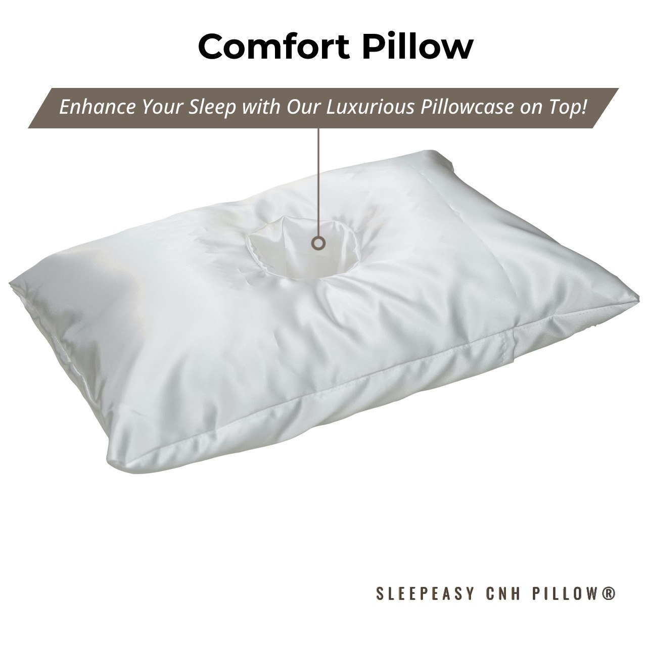 comfort-pillow-with-pillowcase.jpg Sleep Easy CNH Pillow Cotton Comfort
