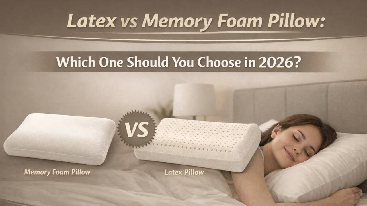 Latex vs Memory Foam Pillow: Which One Should You Choose in 2026?