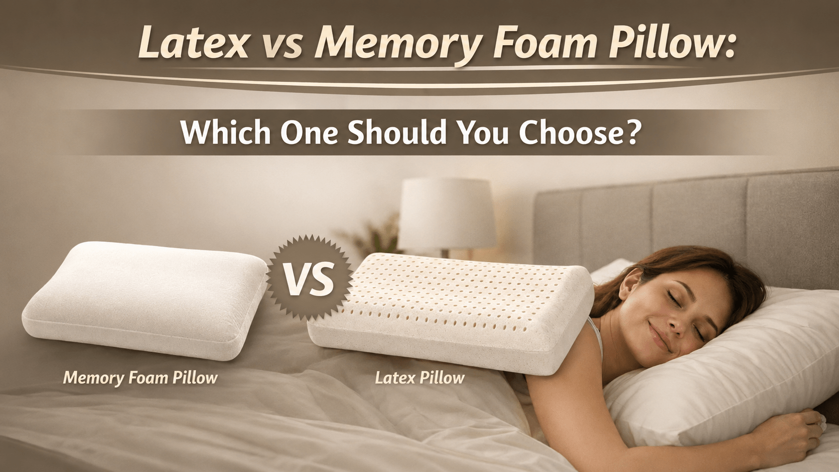 Latex vs Memory Foam Pillow: Which One Should You Choose in 2026?