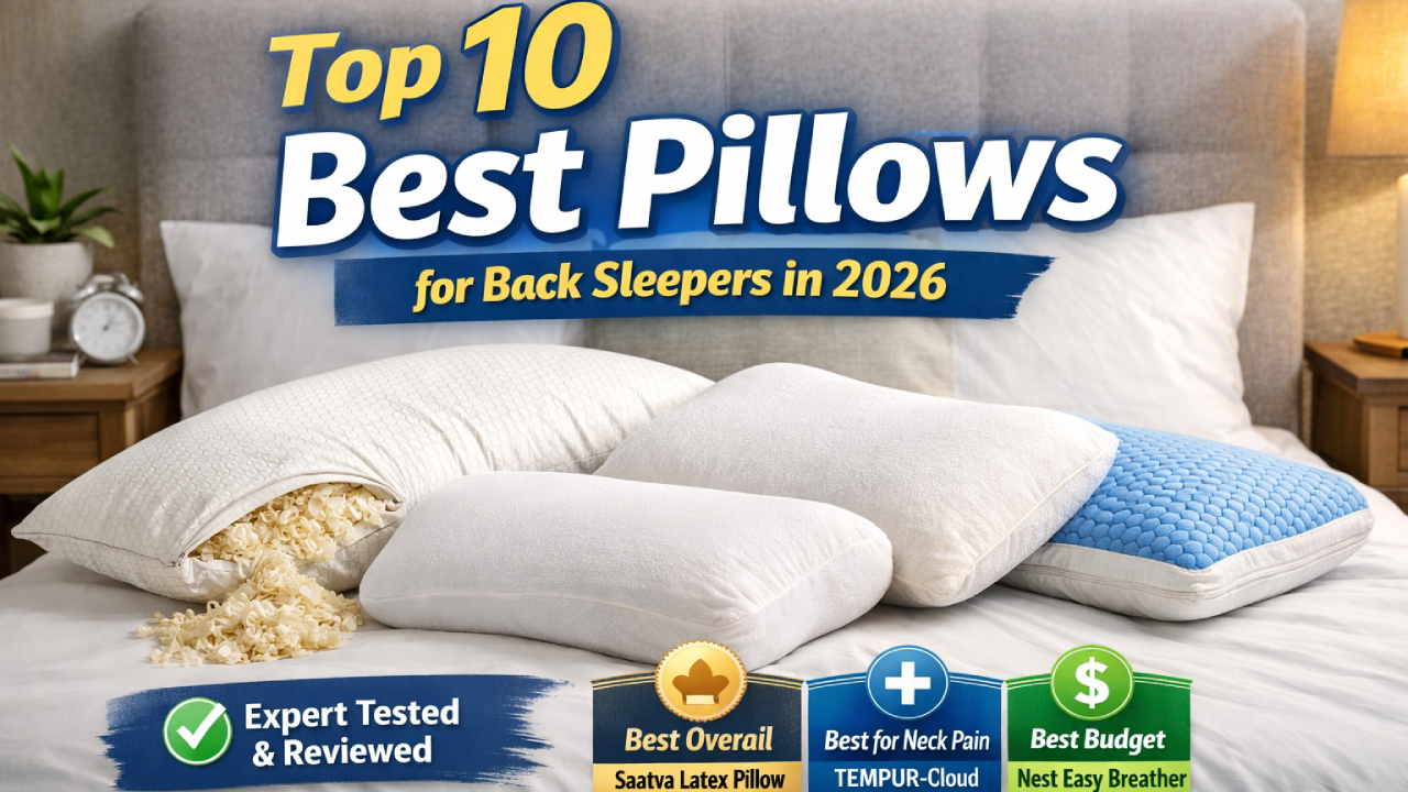 Top 10 Best Pillows for Back Sleepers in 2026