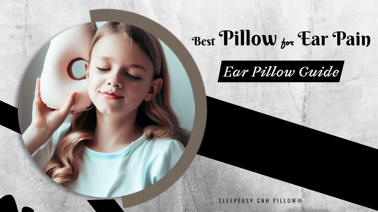 BLISSBURY Ear Pillow with Ear Hole for Sleeping