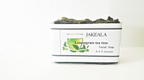 Tea Tree Facial Soap with Activated Charcoal Lemongrass Oily Skin