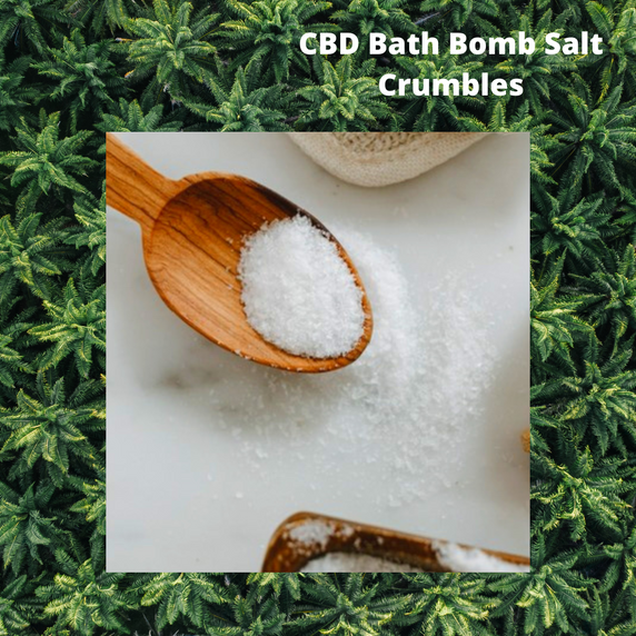 CBD Bath Bomb Salt Crumbles