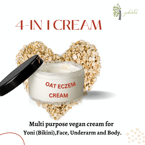 Vegan Oats Eczema Cream Yoni Body JAKEALA