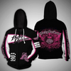 **(OFFICIAL-HARLEY-DAVIDSON-MOTORCYCLE-LADIES-ZIPPERED-HOODIES/LIVE-TO-RIDE-IN-OFFICIAL-CLASSIC-HARLEY-BLACK & PINK-COLORS & OFFICIAL-HARLEY-PINK-LOGOS/DETAILED-CUSTOM-3D-GRAPHIC-PRINTED-DOUBLE-SIDED-DESIGN/WARM-PREMIUM-HARLEY-WOMENS-RIDING-HOODIE)**