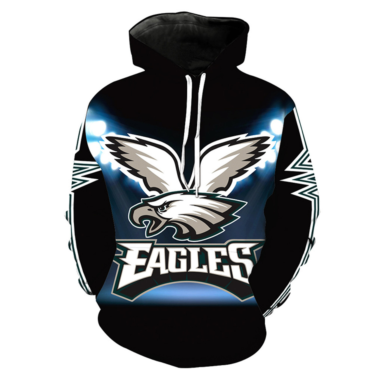 philadelphia eagles black hoodie