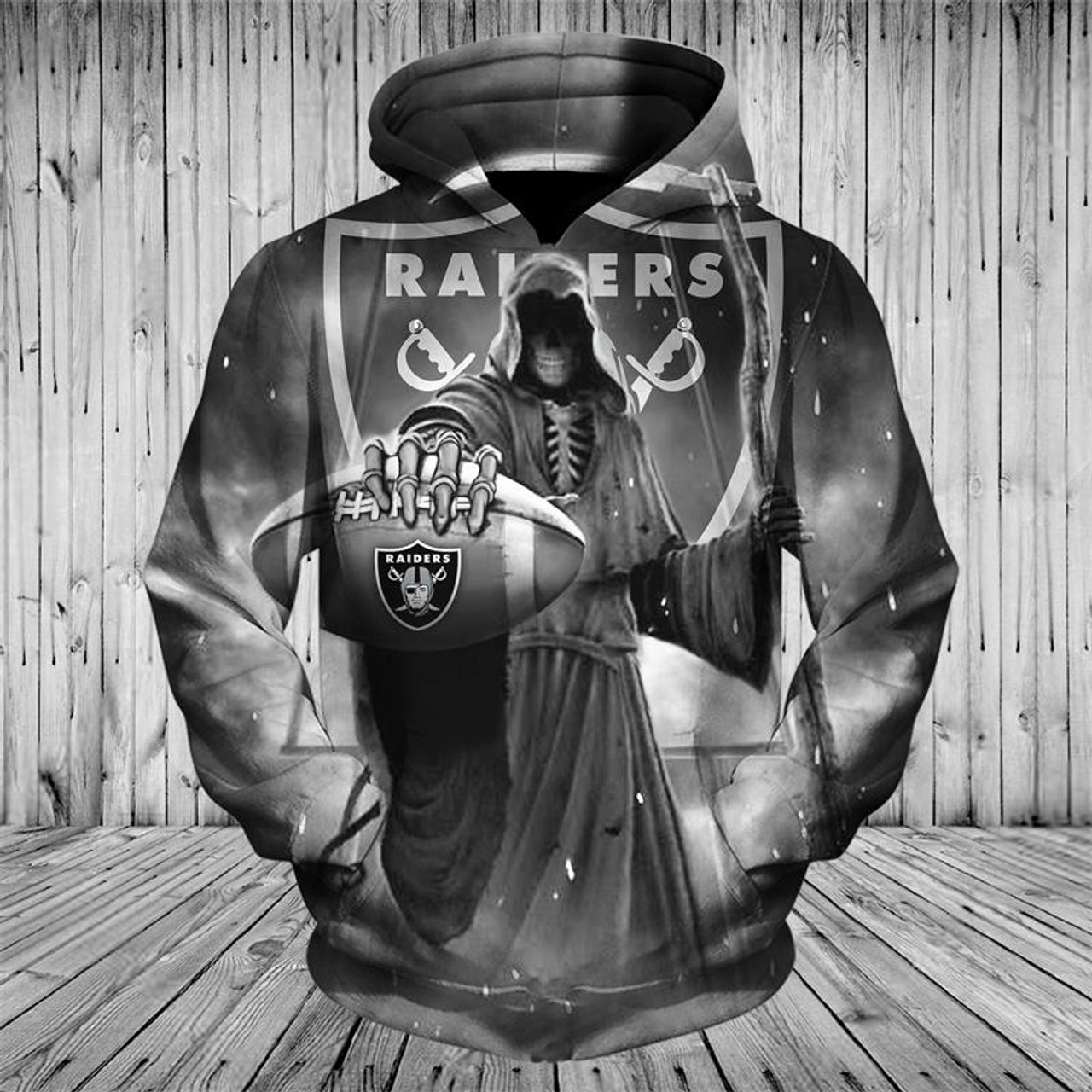 oakland raiders black hoodie