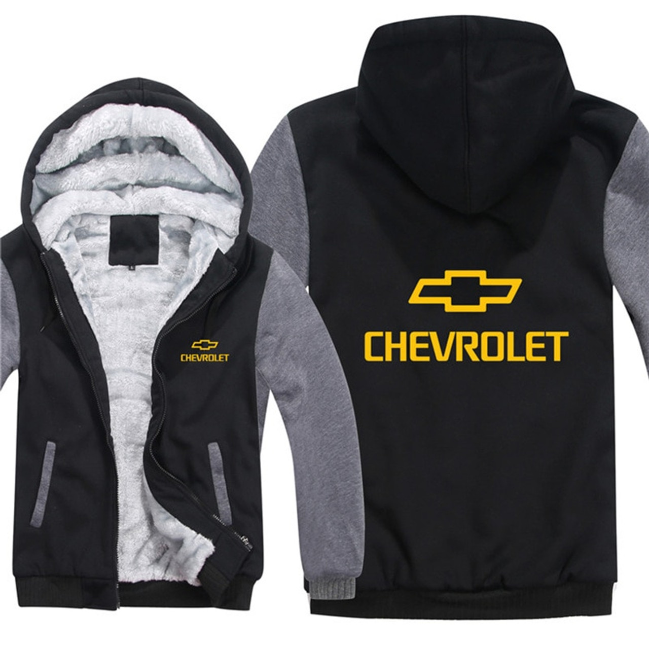 chevy zip up hoodies