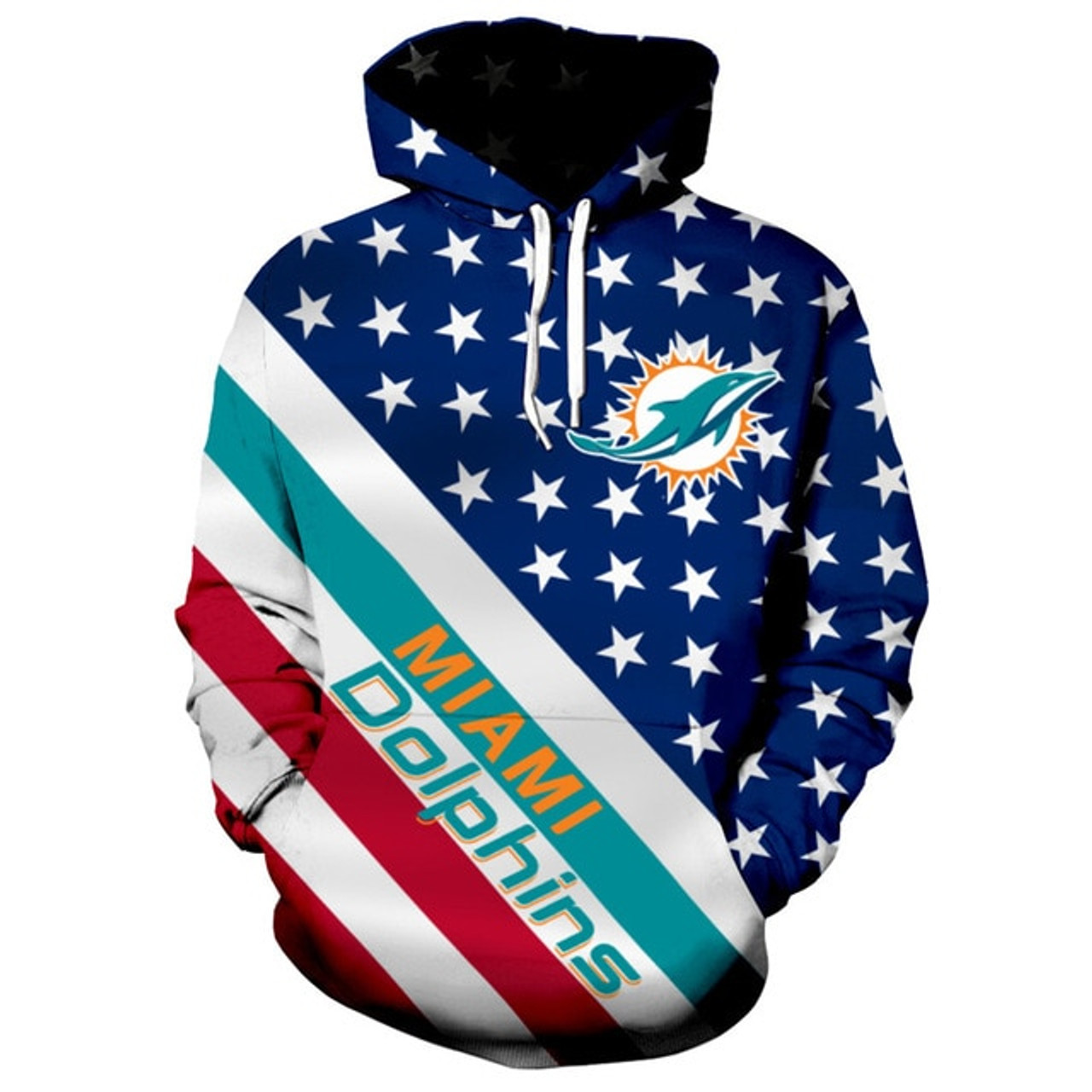 N.F.L.MIAMI-DOLPHINS-PULLOVER-HOODIES 