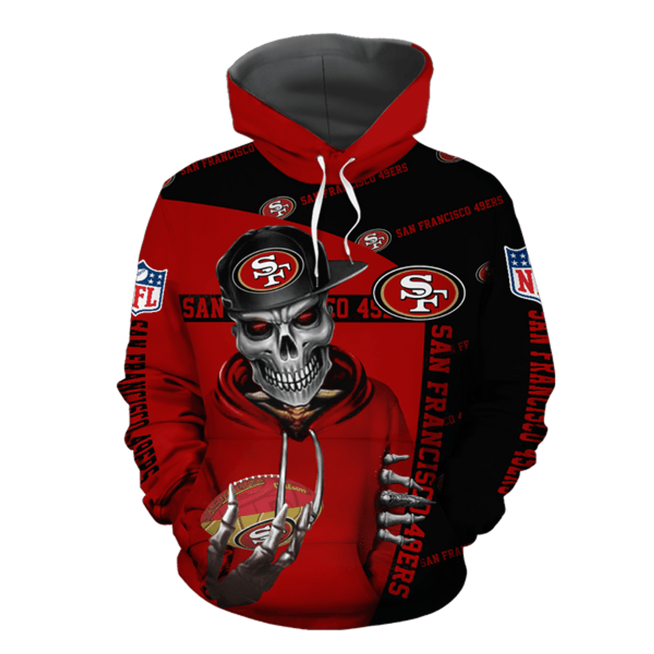 san francisco 49ers veteran hooded jacket