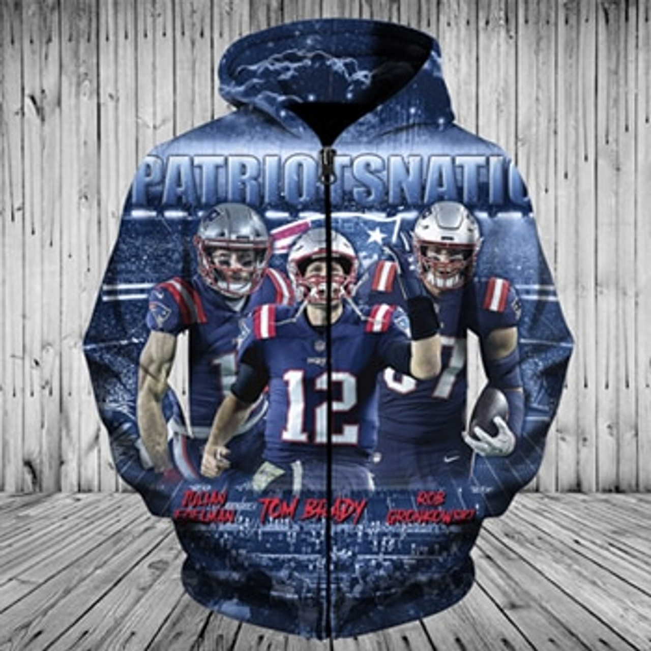 New England Patriots Hello Kitty Pink 3D Hoodie Sweatshirt - Obishirt