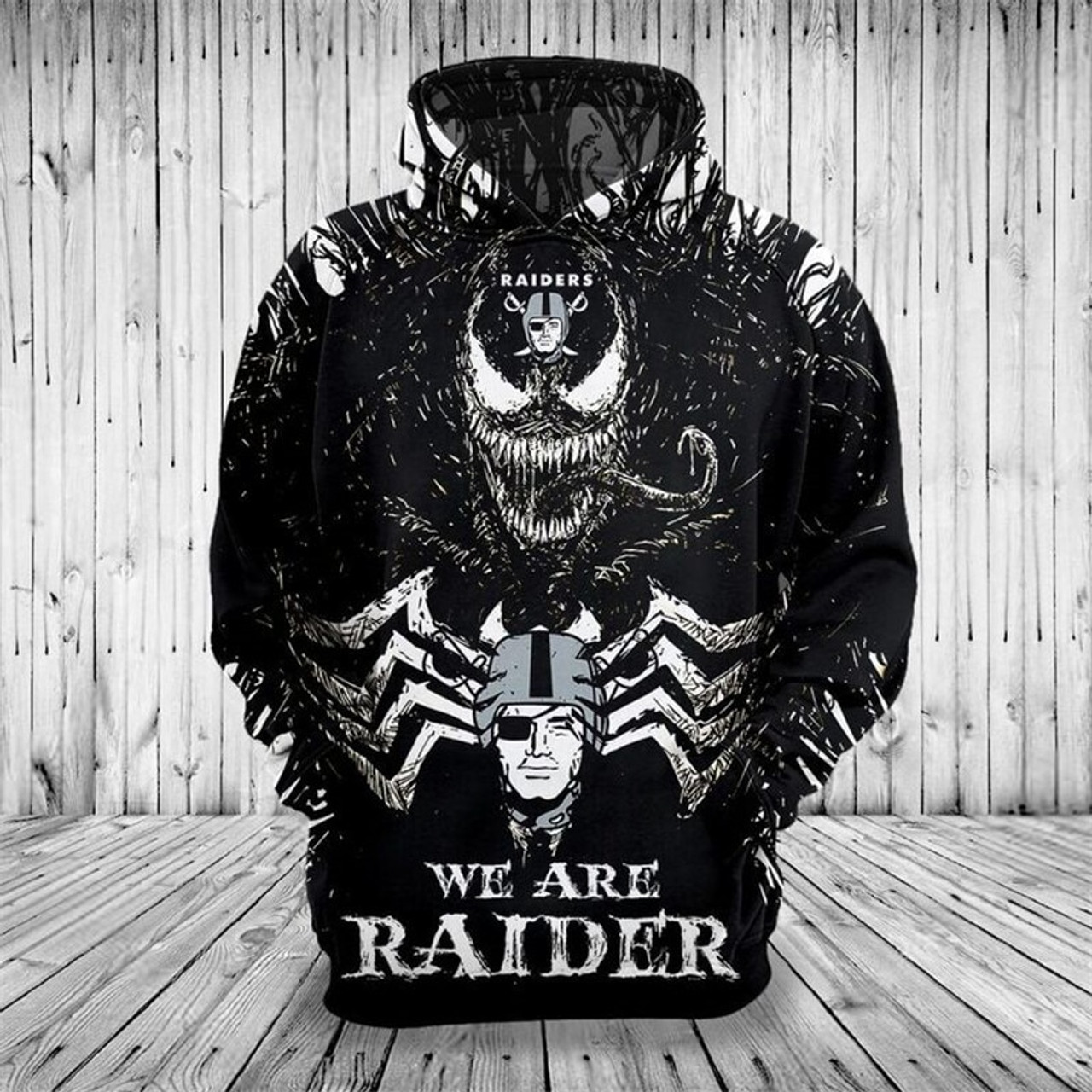 raiders military hoodie