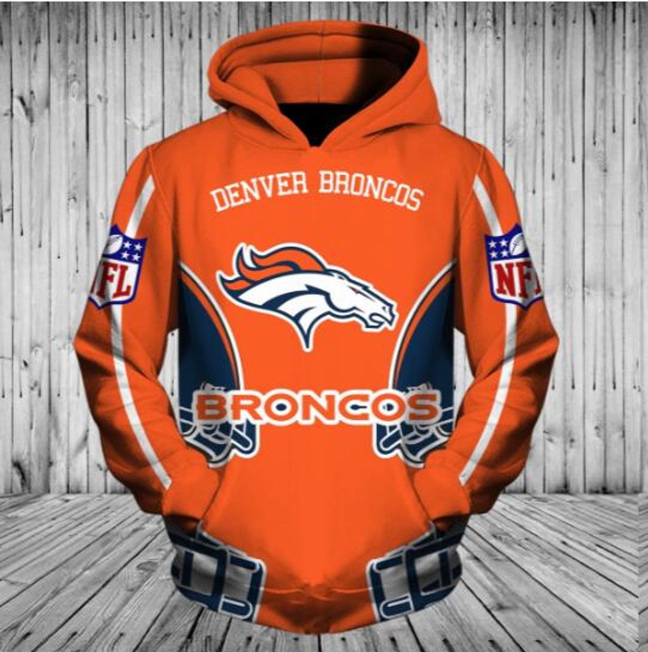 denver broncos black hoodie