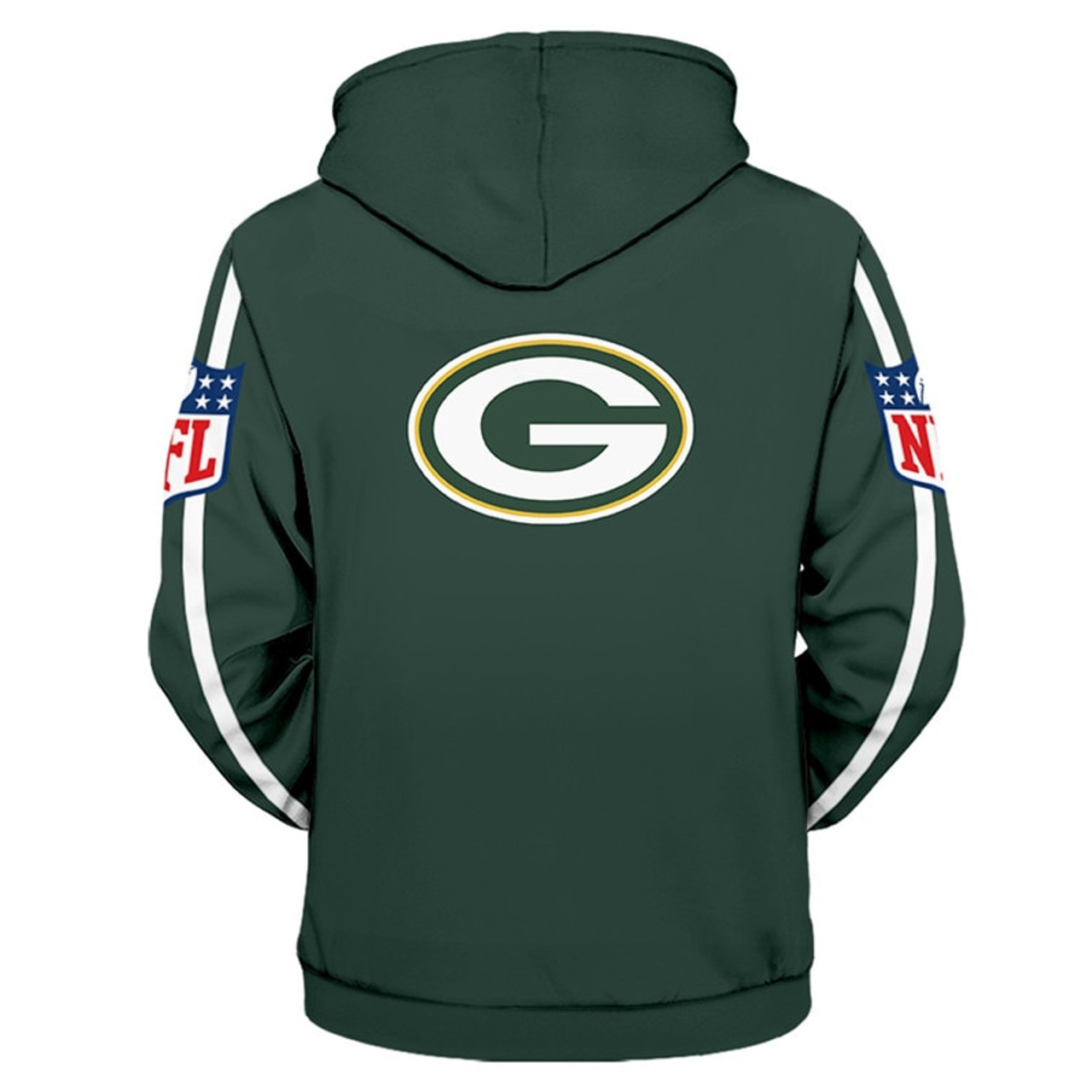 **(OFFICIALLY-LICENSED-N.F.L.GREEN-BAY-PACKERS-TEAM-ZIPPERED-HOODIES ...