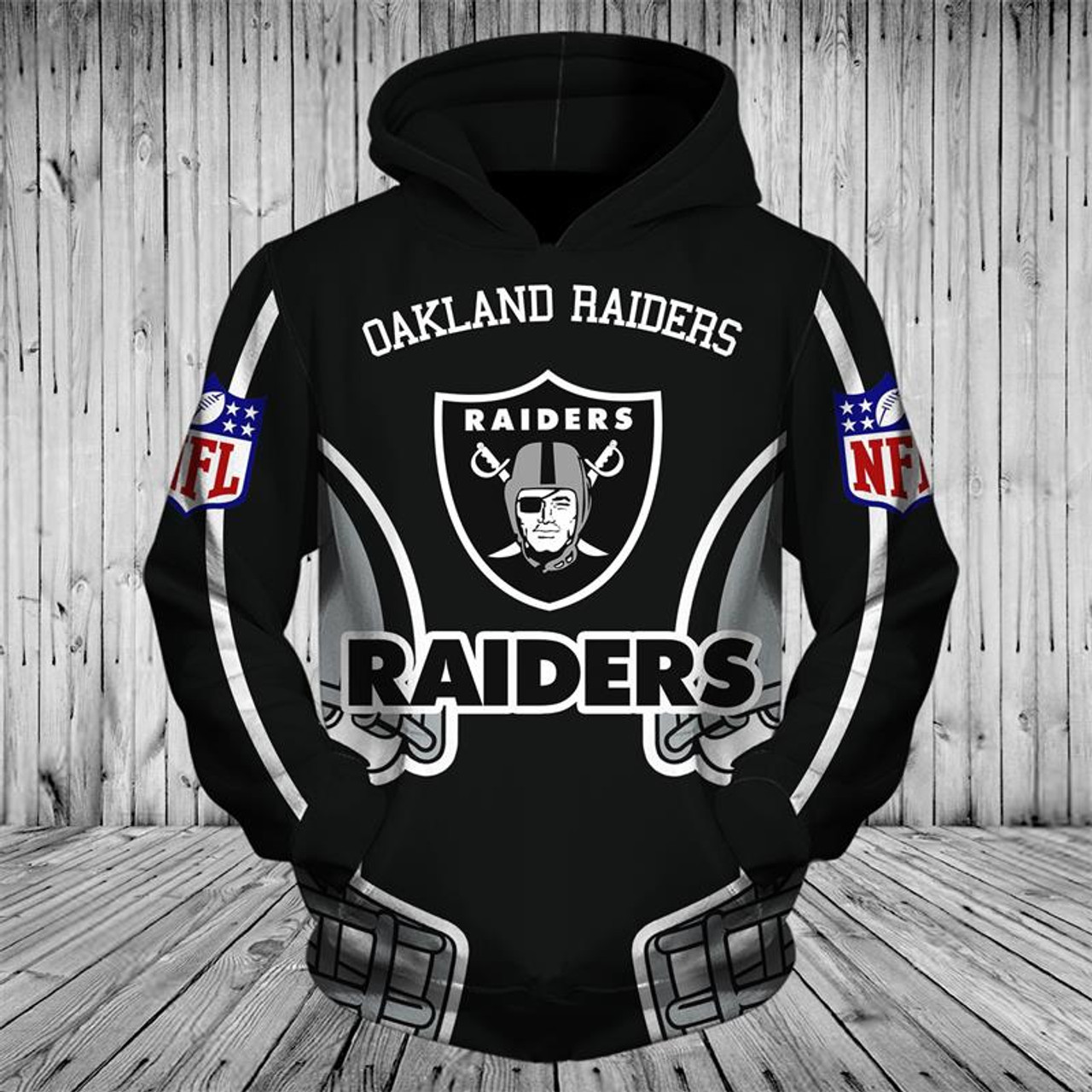 raiders pullover hoodie