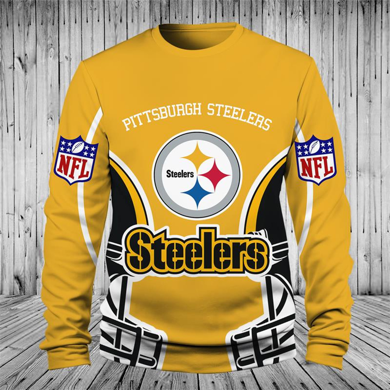 pittsburgh steelers long sleeve jersey