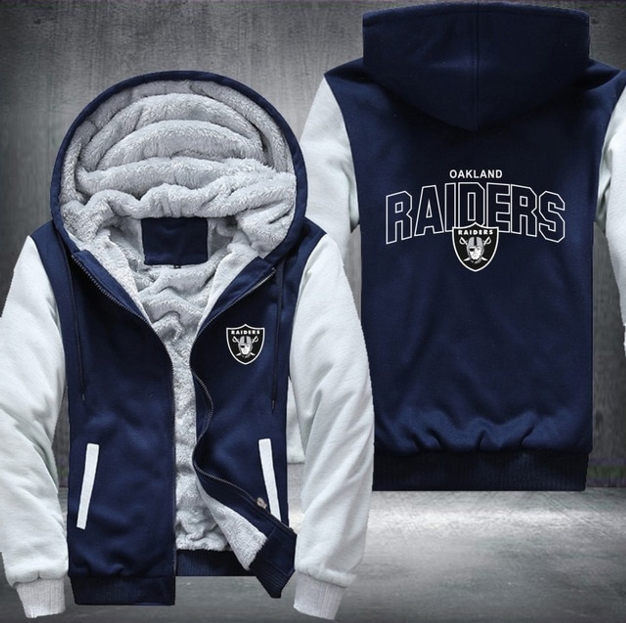 official team nfl raiders jacket