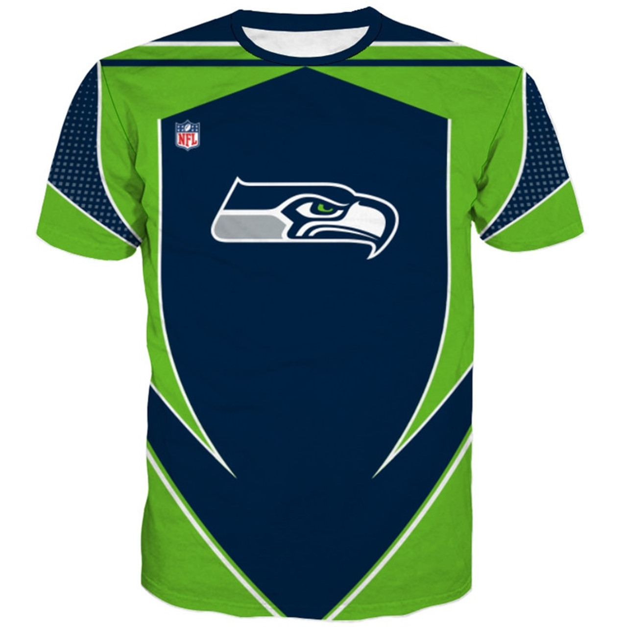 custom green seahawks jersey