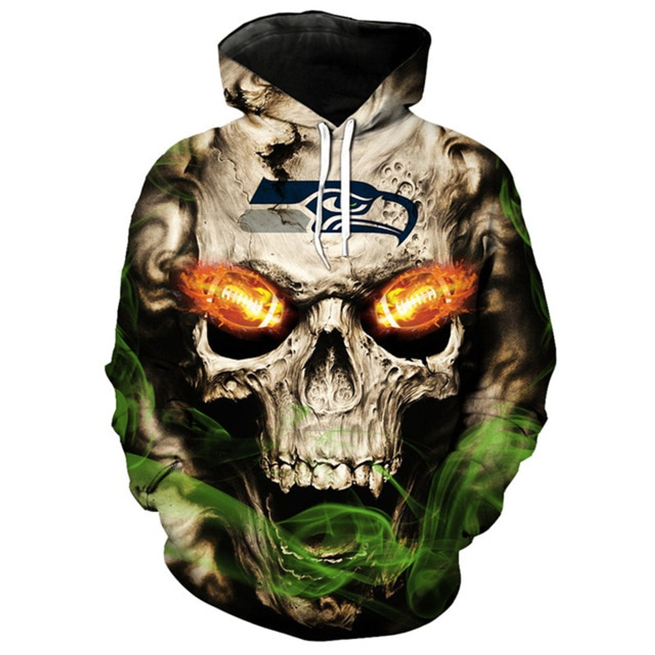 seahawks army hoodie