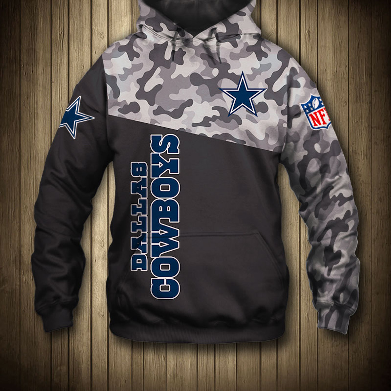 dallas cowboys military hoodie