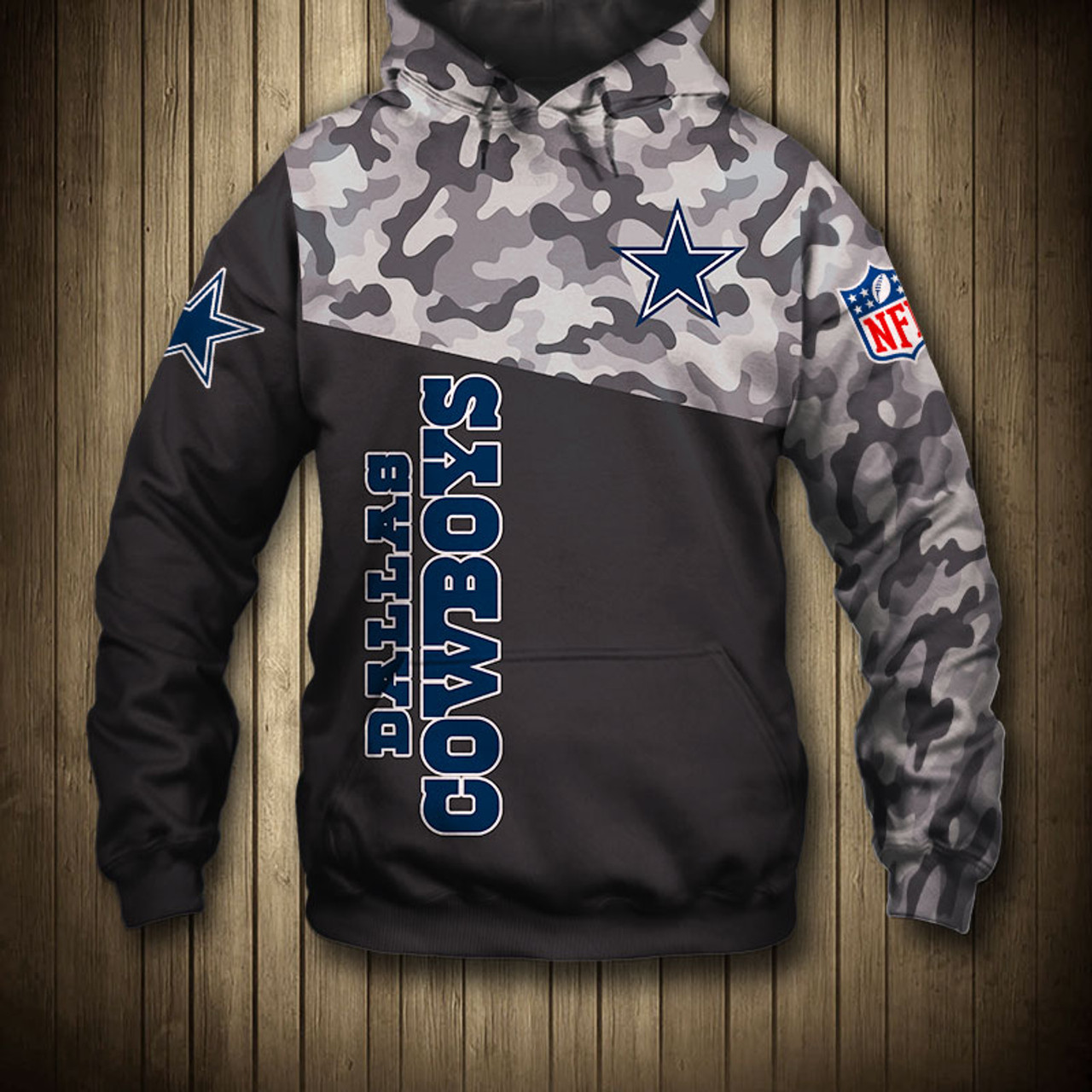 camouflage dallas cowboys hoodie