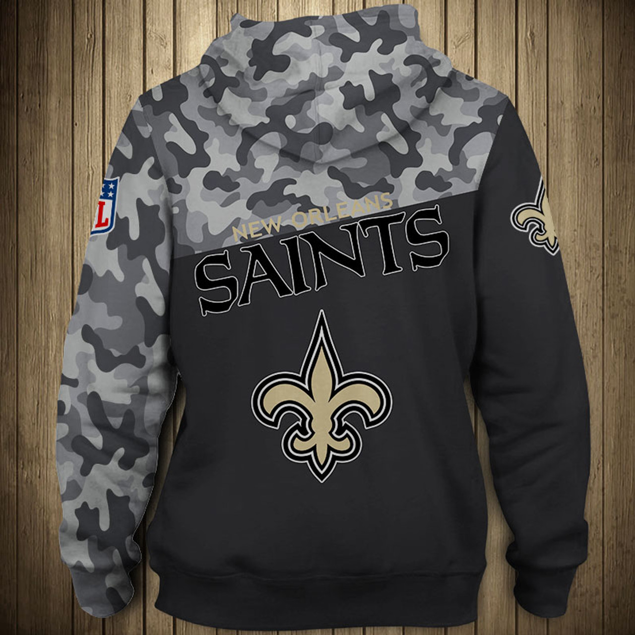 new orleans saints camo hoodie | www 