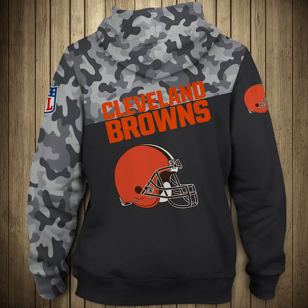 cleveland browns military hoodie