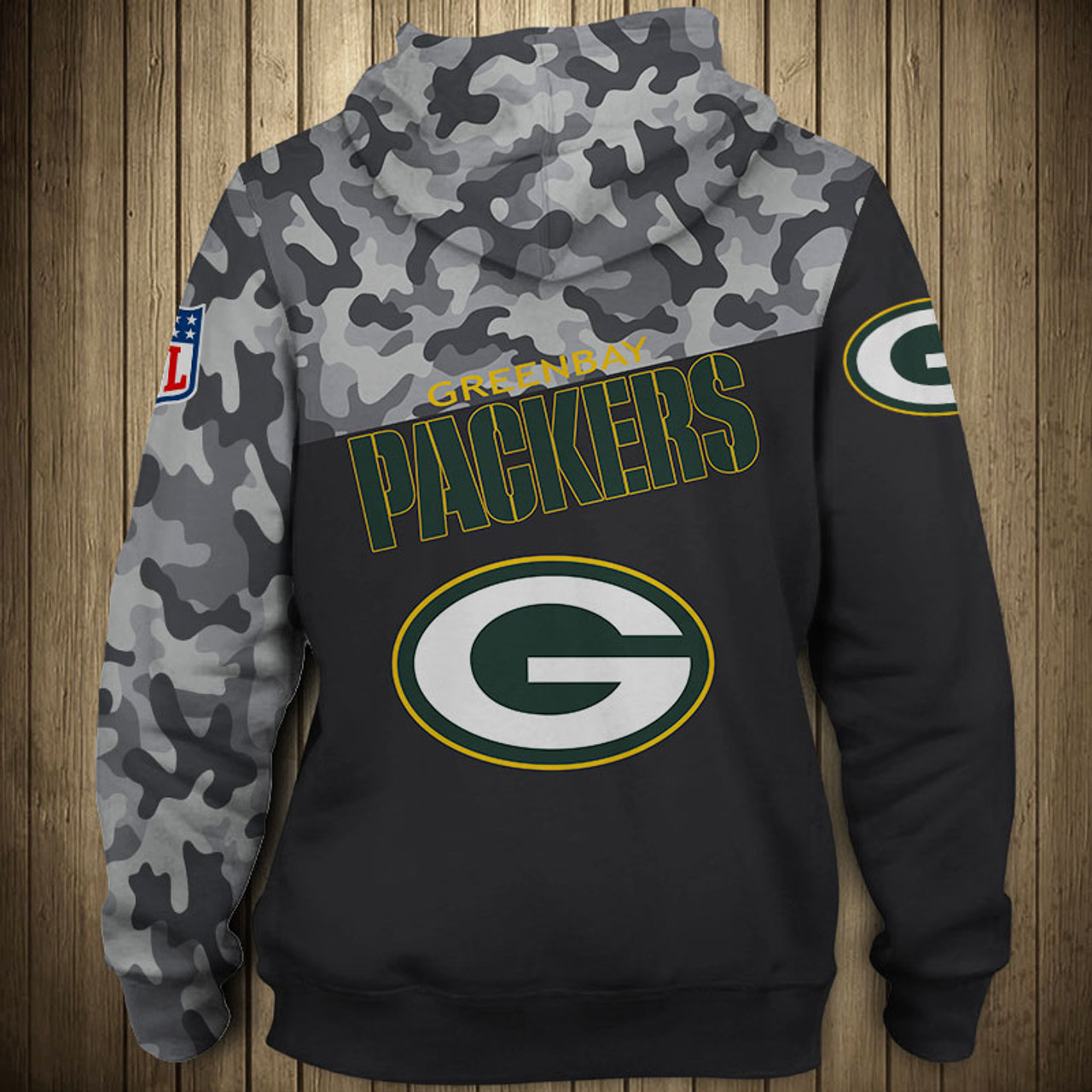 green bay packers camouflage jersey