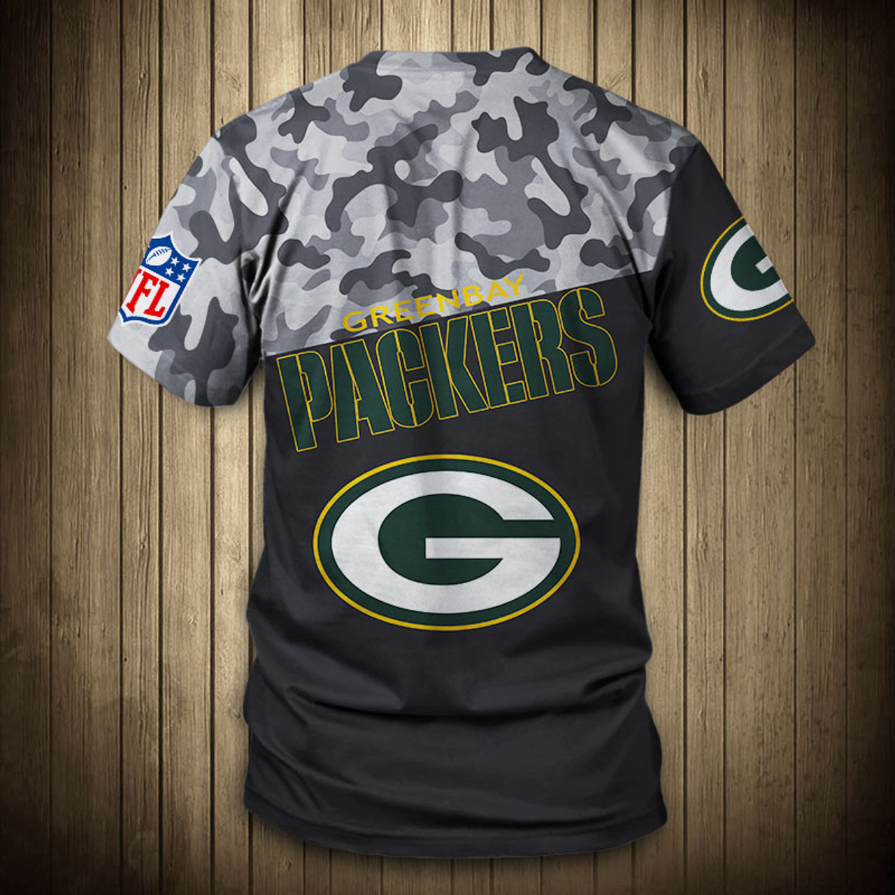 Youth Green Bay Packers Aaron Rodgers Nike Camo Salute to