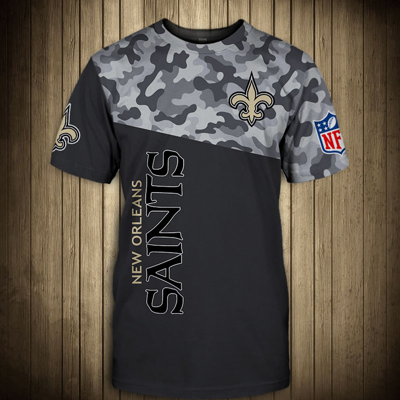 new orleans saints camo shirt