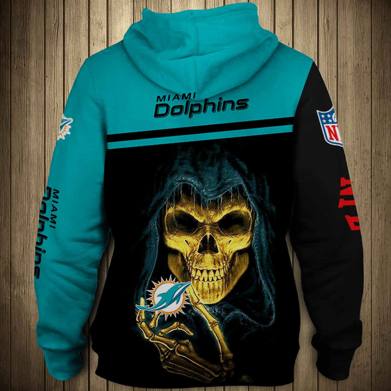 miami dolphins pullover hoodie