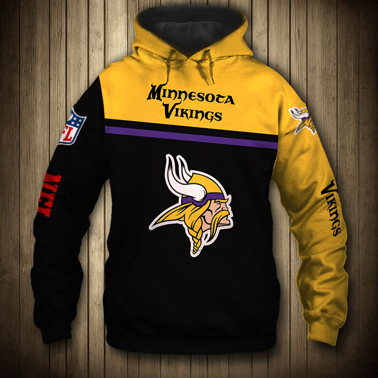 minnesota vikings pullover hoodie