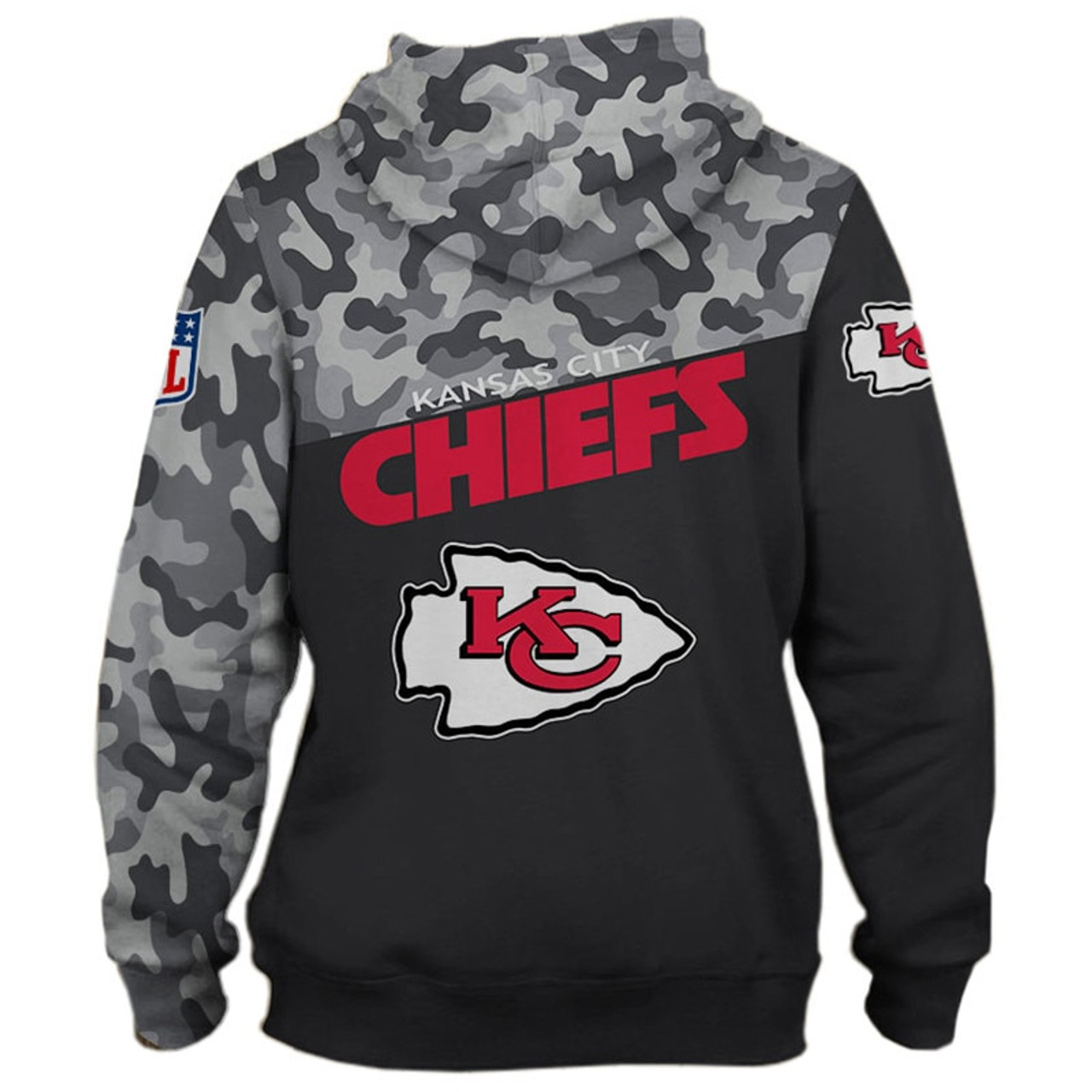 chiefs camo hoodie