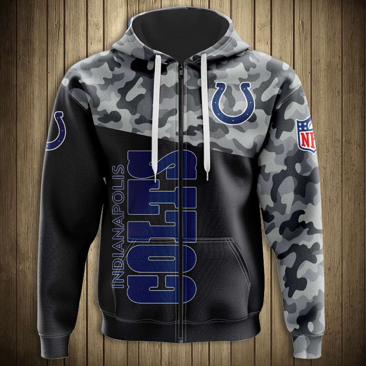 colts camo hoodie