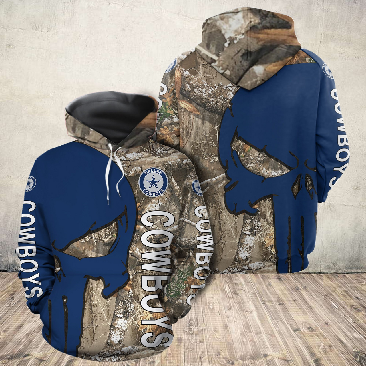 dallas cowboys fur hoodie