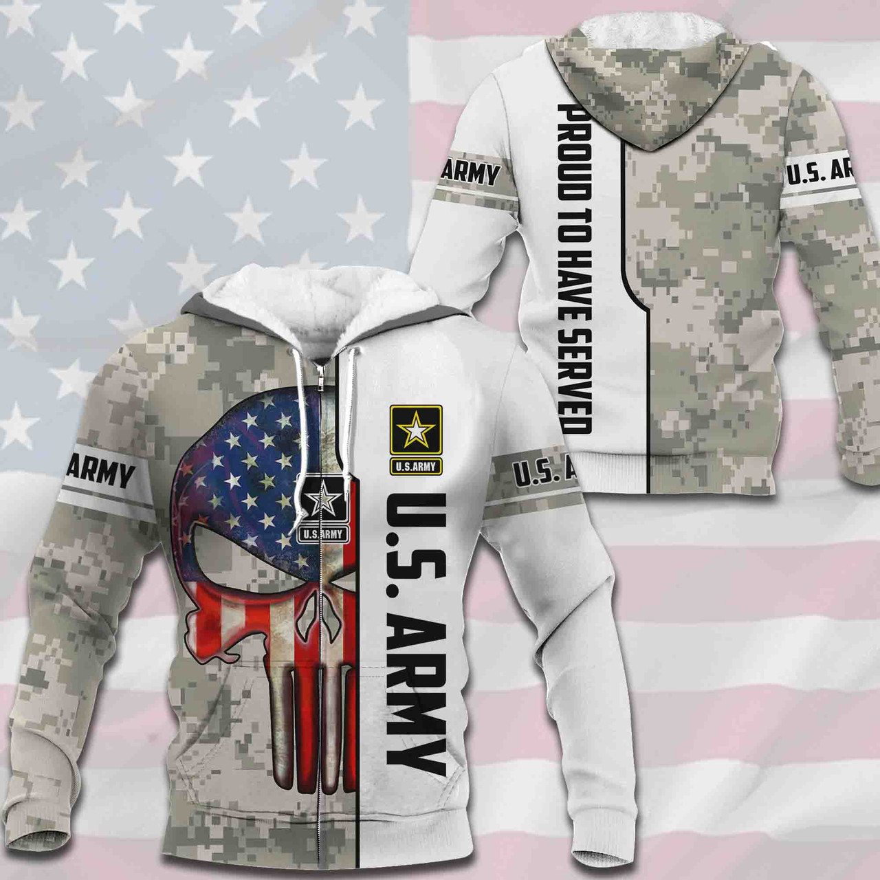 personalized camo hoodies