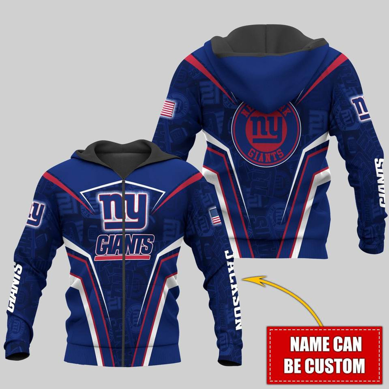 **(N.F.L.NEW-YORK-GIANTS-TEAM-PULLOVER-HOODIES & TEAM-SWEATPANTS-SET/OFFICIAL-CUSTOM-GIANTS-TEAM-LOGOS & OFFICIAL-GIANTS-TEAM-COLORS/ADD-YOUR-OWN-PERSONALIZED-NAME-OR-CUSTOMIZED-TEXT/WARM-PREMIUM-N.F.L.GIANTS-TEAM-COMBO-SET)**