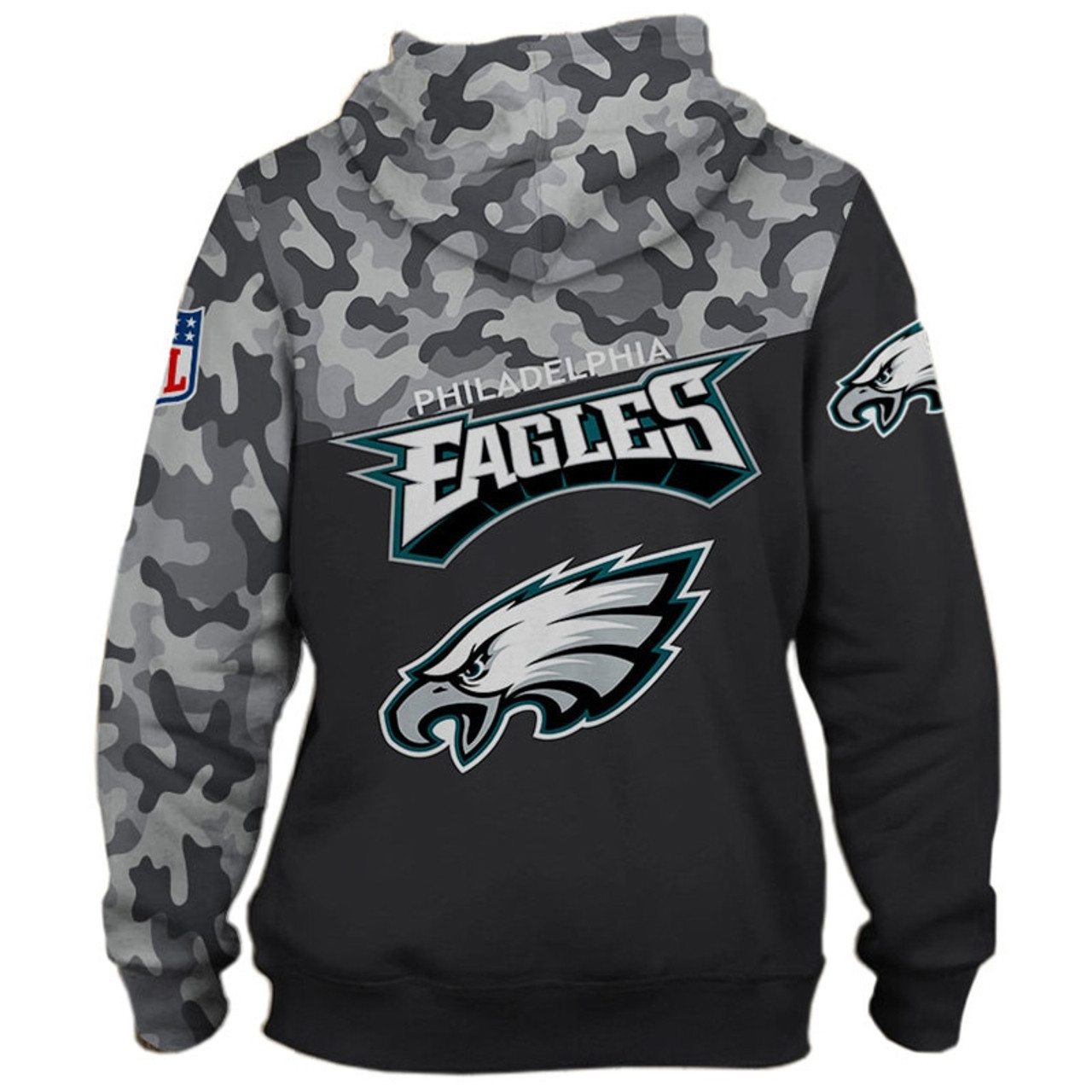 philadelphia eagles zip up hoodie