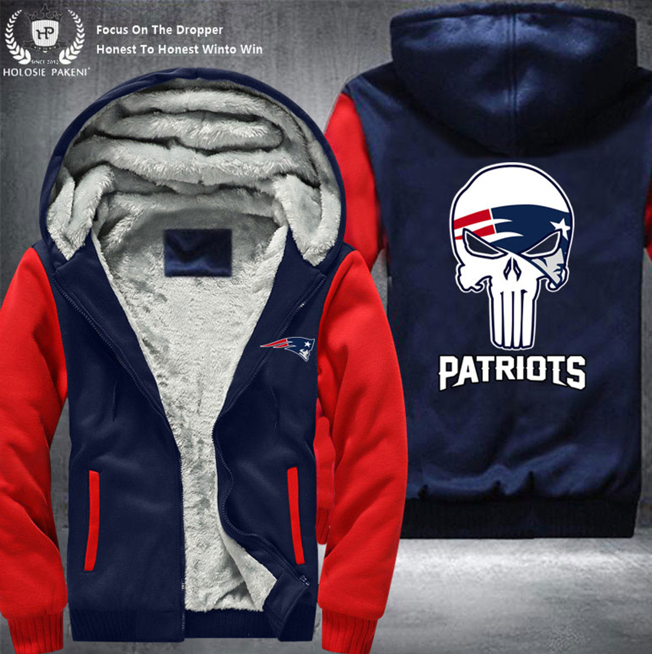 patriots fleece hoodie