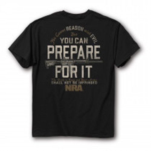 **(NEW-OFFICIALLY-LICENSED-N.R.A.TEES"YOU-CANNOT-REASON-WITH-EVIL/BUT-YOU-CAN-PREPARE-FOR-IT",NICE-DETAILED-PREMIUM-GRAPHIC-PRINTED/DOUBLE-SIDED-PRINT-N.R.A.TEES:)** 