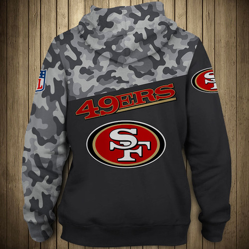 49ers camo hoodie