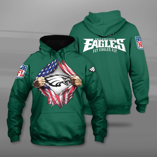 eagles jersey hoodie