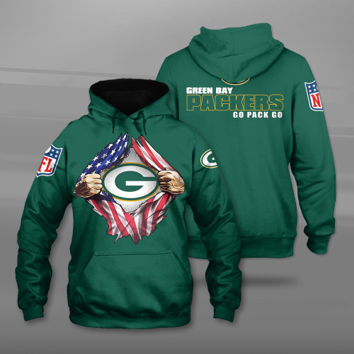 packers army hoodie