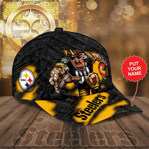 OFFICIAL-NFL.PITTSBURGH-STEELERS-GAME-DAY-HAT/CUSTOMIZED-3D-PRINTED-STEELERS-TEAM-DESIGN!