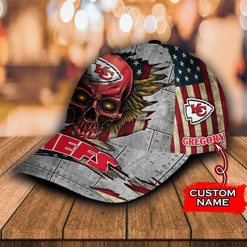 OFFICIAL-NFL.KANSAS-CITY-CHIEFS-GAME-DAY-HATS/NOW-WITH-YOUR-CUSTOMIZED-GRAPHIC-3D-PRINTED-NAME-ON-HATS-BOTTOM-LEFT-SIDE!