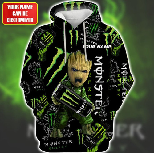 OFFICIAL-MONSTER-ENERGY-SPORT-PULLOVER-HOODIE/ADD-YOUR-OWN-CUSTOMIZED-PERSONAL-NAME-PRINTED-ON-HOODIE-TRENDY-GROOT-CHARACTER-DESIGN!