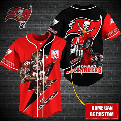 **(N.F.L.TAMPA-BAY-BUCCANEERS-TEAM-FAN-JERSEYS/CUSTOM-GRAPHIC-3D-PRINTED-DETAILED-DOUBLE-SIDED-DESIGN/ADD-YOUR-OWN-CUSTOM-PERSONAL-NAME-OR-TEXT/OFFICIAL-BUCCANEERS-TEAM-LOGOS & OFFICIAL-BUCCANEERS-TEAM-COLORS/PREMIUM-NFL.BUCCANEERS-TEAM-JERSEYS)**