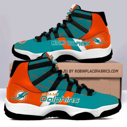 OFFICIAL-NFL.MIAMI-DOLPHINS-TEAM-SPORT-SHOES/CUSTOM-3D-ALL-OVER-DOLPHINS-TEAM-HIGH-TOP-DESIGN...