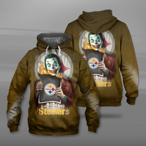 steelers army green hoodie